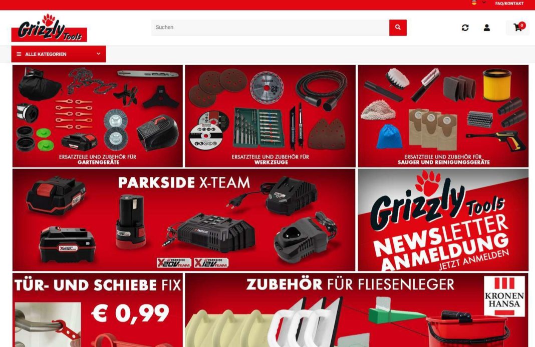 Wunderschöne Grizzly Tools Parkside Ebenbild